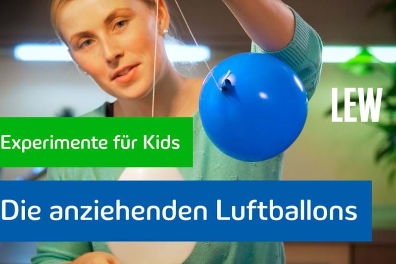 3malE Experimente Anziehender Luftballon